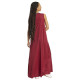 Adidas Γυναικείο φόρεμα House of Tiro Cut 3-Stripes Soft Mesh Long Dress